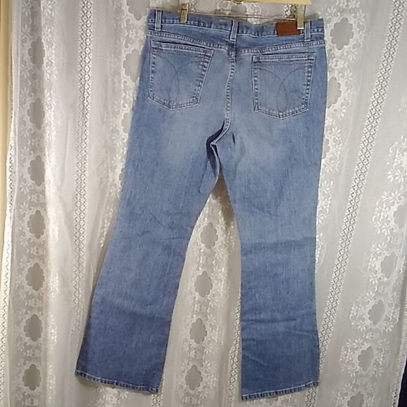 Vintage Calvin Klein Jones Flare Women's Jeans Size 14 - Picture 1 of 15